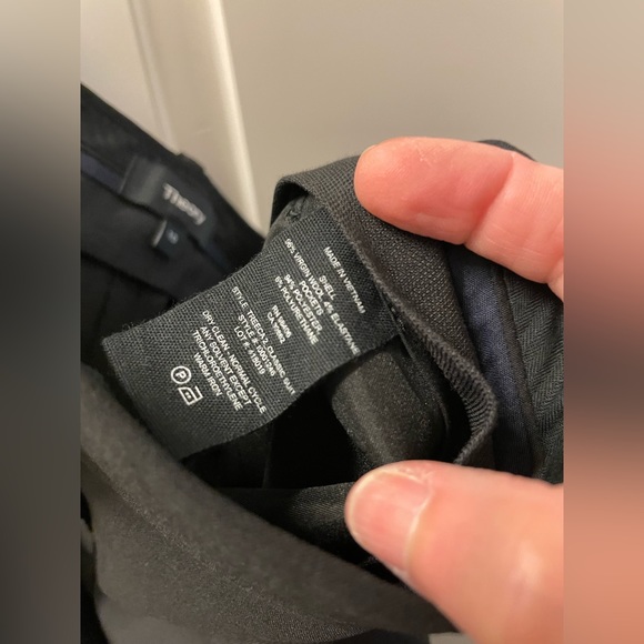 THEORY TREECA 2 CLASSIC SUIT BLACK PANT NWT - Picture 4 of 4